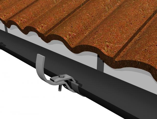 For montering på takrenne